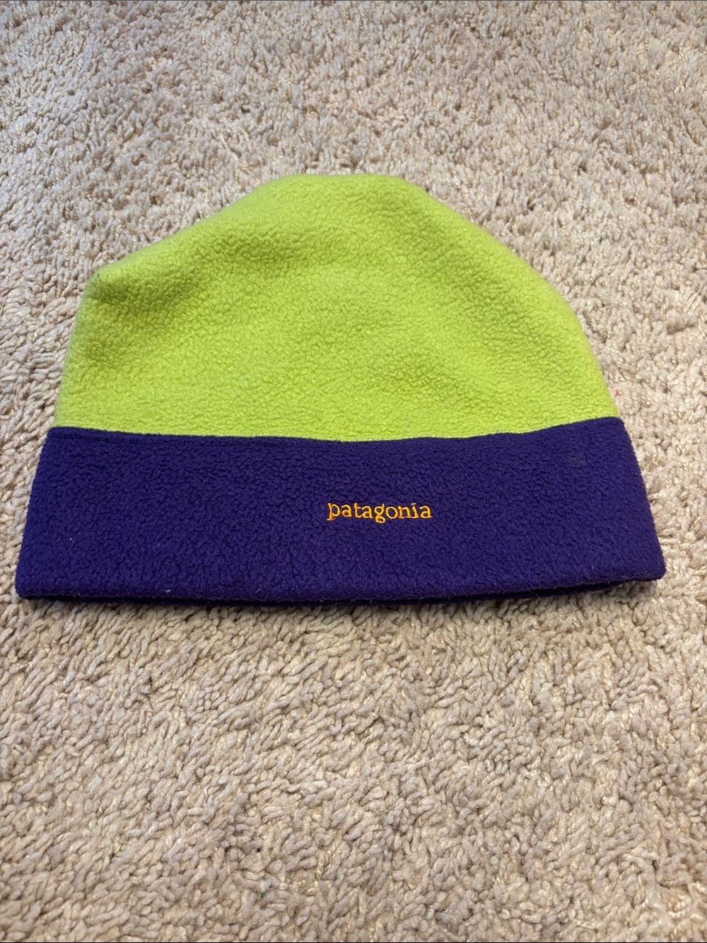 Patagonia Synchilla Beanie fleece color block medium